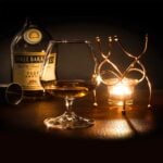Brandy Warmer Set Snifter Glass With Copper Stand