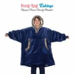 Snug-Rug Eskimo Hoodie Blanket