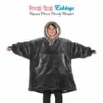 Snug-Rug Eskimo Hoodie Blanket