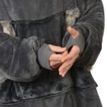 Snug Rug Eskimo Blanket Hoodie Grey