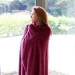 Snug Rug Sherpa Throw Blanket (Plum)
