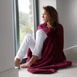 Snug Rug Sherpa Throw Blanket (Plum)