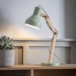 green lamp