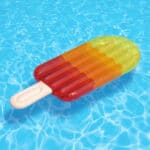 pool lounger orange