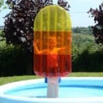 pool lounger orange