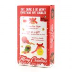 Eat, Drink & Be Merry Christmas Gift Baubles | 50ml | Pack of 6