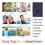 Snug-Rug Microfibre Towel (Eclipse Blue) (Large 80 x 160cm)