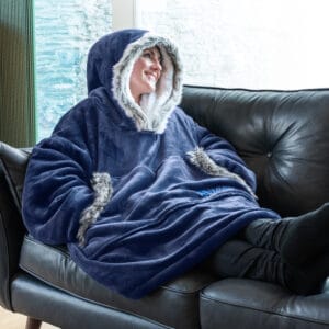 Snug-Rug Eskimo Hoodie Blanket