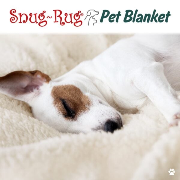 Snug-Rug Pet Blanket for Dogs & Cats Cream