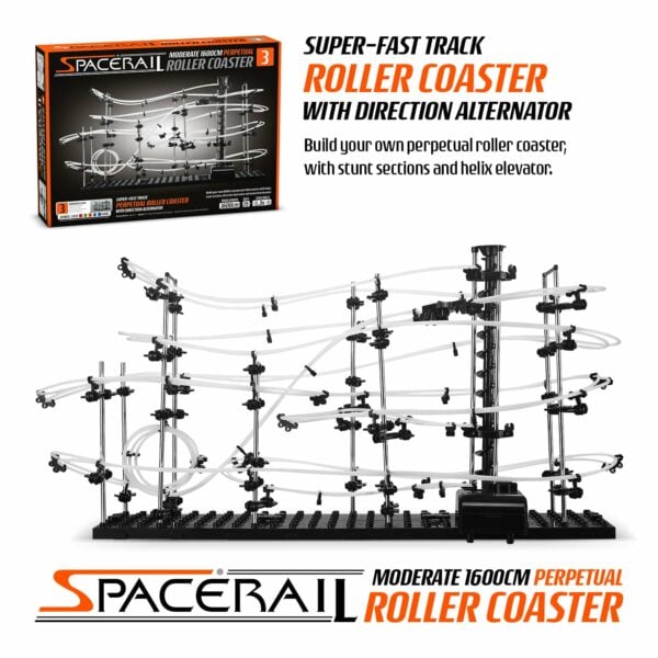 SpaceRail Perpetual Roller Coaster Marble Run Level 3