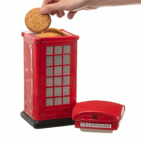 Phone box biscuit tin