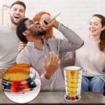 Barbuzzo Pinball Pint Glass The Fun Drinking Game