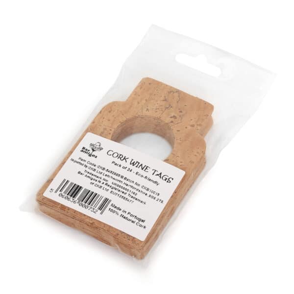 Pack of 24 Cork Wine Tags