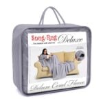 Lilac Grey Green Snug-Rug DELUXE Blanket With Sleeves