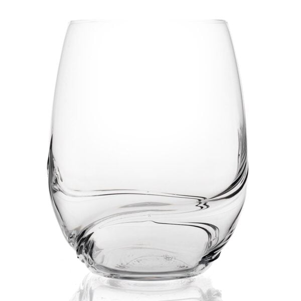500ml Stemless Bohemian Crystal Wine Glasses