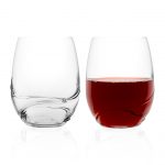 500ml Stemless Bohemian Crystal Wine Glasses