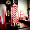 Glass Straw Dispenser Drinking Holder Container with 50 Paper Straws