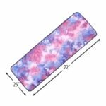 CKB Ltd Microfibre Non-Slip Yoga Mat | Exercise Fitness Gym – Purple