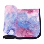 CKB Ltd Microfibre Non-Slip Yoga Mat | Exercise Fitness Gym – Purple