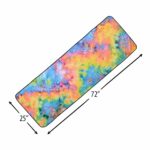 CKB Ltd Microfibre Non-Slip Yoga Mat | Exercise Fitness Gym – Yellow
