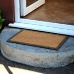 Grey Border Novelty Coir Doormat