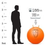 Giant Adult Space Hopper (75cm) Inflatable Retro Moon Ball