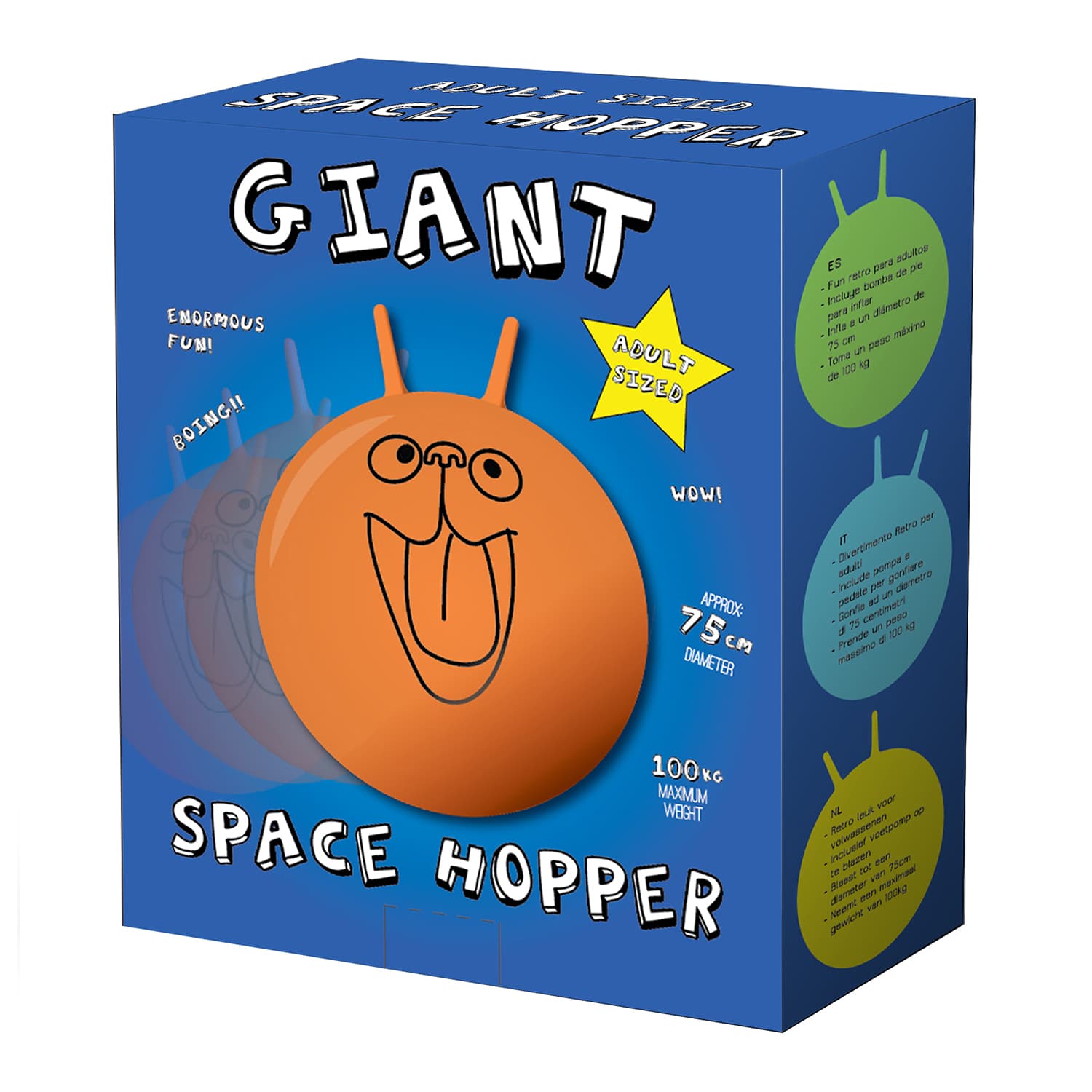 Space Hopper Retro Spielzeug Kinder Erwachsene Geschenk Wippen