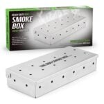 Heavy Duty Steel BBQ Wood Chip Smoke Box