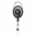 Premium Retractable Yo-Yo ID Badge Reel Black