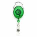 Premium Retractable Yo-Yo ID Badge Reel Green
