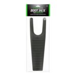 Black Plastic Boot Jack Remover and Mud Scraper