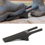 Black Plastic Boot Jack Remover and Mud Scraper