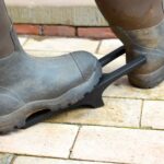 Black Plastic Boot Jack Remover and Mud Scraper