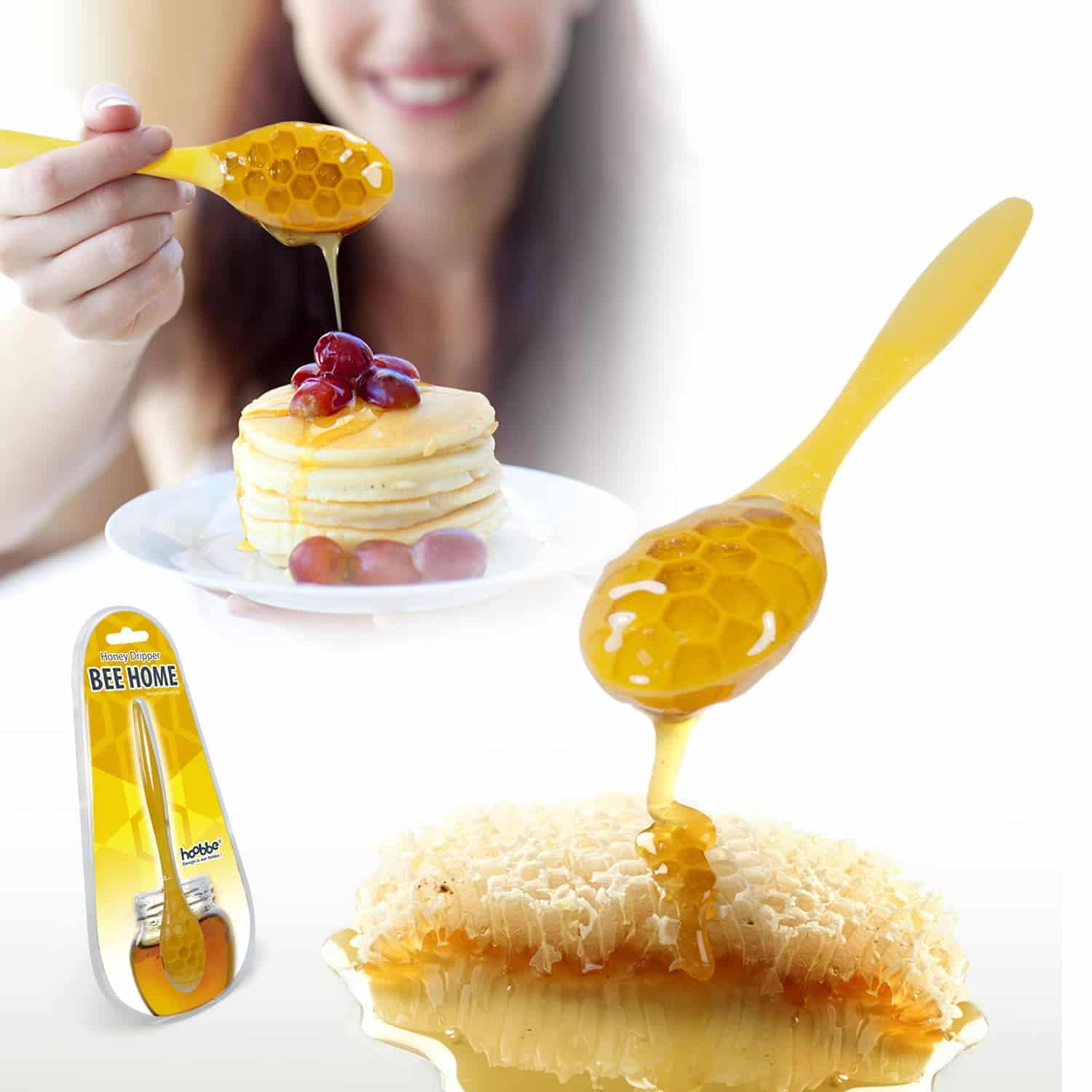 Bee Home Honey/Syrup Dipper/Dripper Server