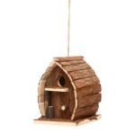 Wooden Bird Nesting Box House