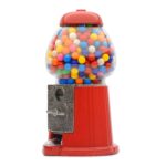 Retro Coin Operated Gumball Machine Sweet Dispenser Money Bank Box