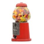 Retro Coin Operated Gumball Machine Sweet Dispenser Money Bank Box