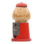 Retro Coin Operated Gumball Machine Sweet Dispenser Money Bank Box