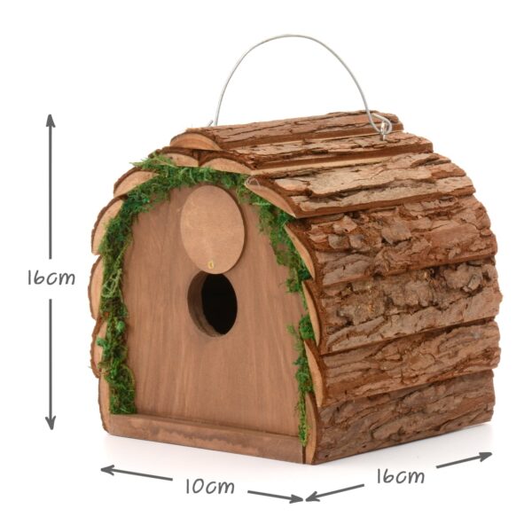 Wooden Squirrel Feeder or Bird Nesting Box House