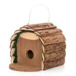 Wooden Squirrel Feeder or Bird Nesting Box House