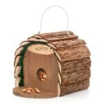 Wooden Squirrel Feeder or Bird Nesting Box House
