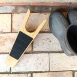 Heavy Duty Wooden Boot Jack / Remover and Mud Scraper