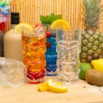 Bar Bespoke Clear Tiki Cocktail Glasses/Tumblers (450ml) (Set of 4)