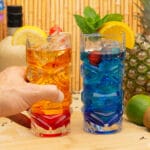 Bar Bespoke Clear Tiki Cocktail Glasses/Tumblers (450ml) (Set of 4)