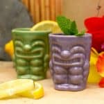Bar Bespoke Ceramic Tiki Shot Glasses (50ml) (4 Pack)
