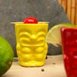 Bar Bespoke Ceramic Tiki Shot Glasses (50ml) (4 Pack)