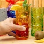 Bar Bespoke Coloured Tiki Highball Glasses (450ml) (Set of 4)