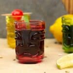 Bar Bespoke Coloured Tiki Shot Glasses (45ml) (Set of 4)