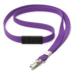 Breakaway Lanyard Neck Strap with Metal Clip