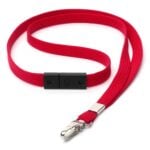 Breakaway Lanyard Neck Strap with Metal Clip